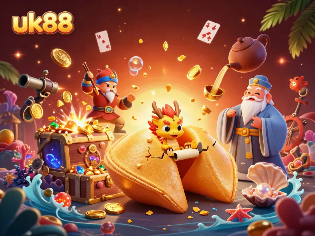 Engage with uk88's thrilling gaming world, featuring dynamic casino elements and enchanting characters.