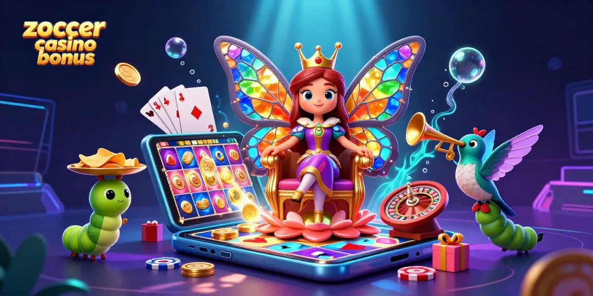 Experience the excitement of the zoccer casino bonus with vibrant gaming elements and characters.